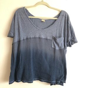 Free people distressed ombré t shirt